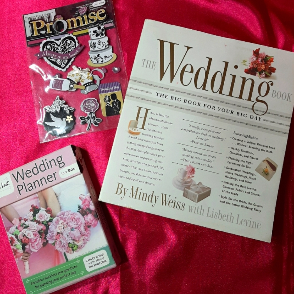 Wedding Book, Planner & Stickers Bundle